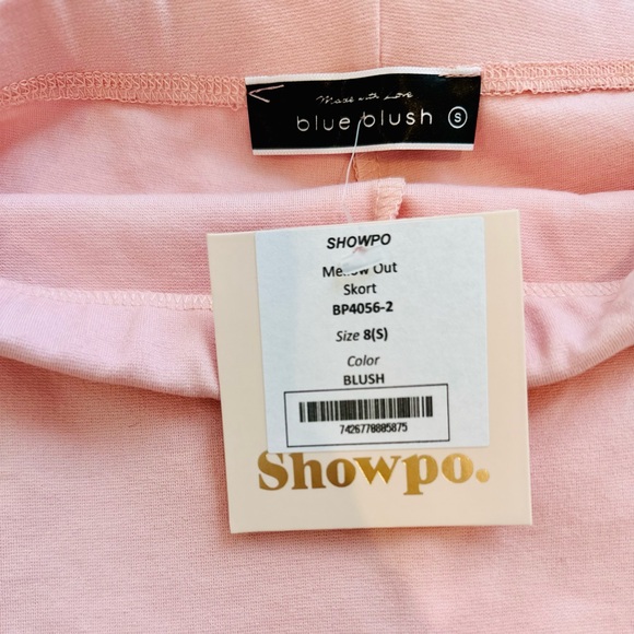 Showpo Mellow Out Skort in Blush - Picture 7 of 7